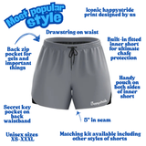 ''Basic b*tch'' grey classic shorts