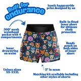 "Who let the dogs out'' endurance shorts