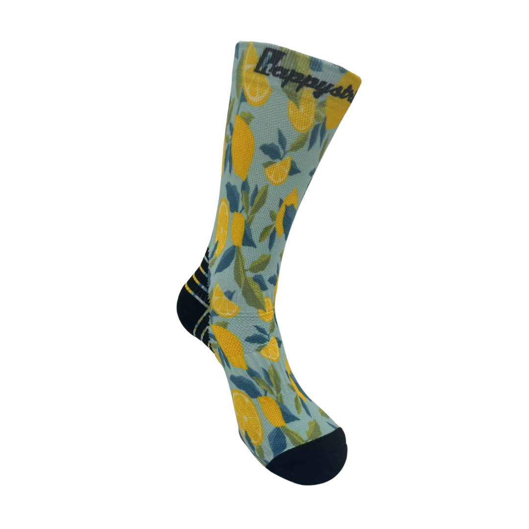 "Zest for life" crew socks