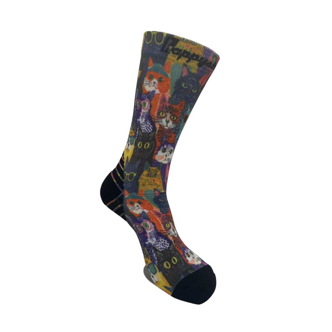'Meow meow" crew socks