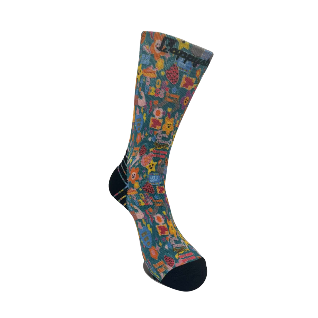 "Positive pants'' crew socks
