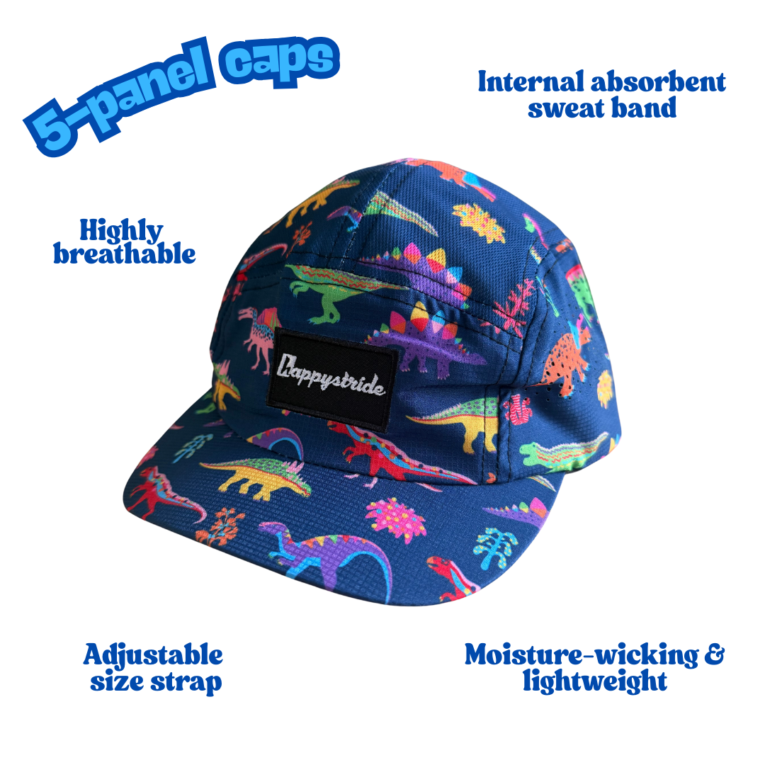Mighty dinos'' blue dinosaur cool colourful bright unisex cap