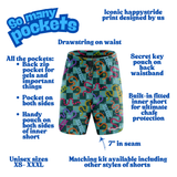 "Roll the dice, again" fitness shorts (7")