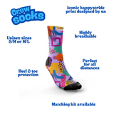 ''We like to party'' crew socks