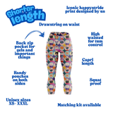 "Cat lap" capri leggings