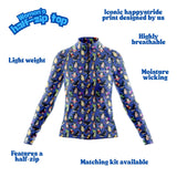 Cool runnings women's half-zip top