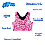 "Get spotted" candy luxe crop top