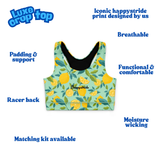 "Zest for life" luxe crop top