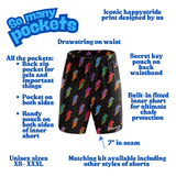 "Quick as a flash'' fitness shorts (7")
