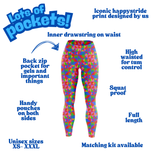 "Hyper vibes" leggings