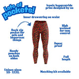 "Get spotted" flaming-hot leggings