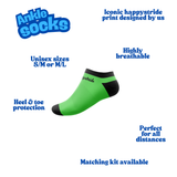 ''Basic b*tch'' green ankle socks