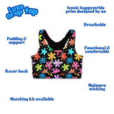 "Pretty petal'' luxe crop top