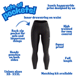 "Sprinkle-of-joy" black leggings