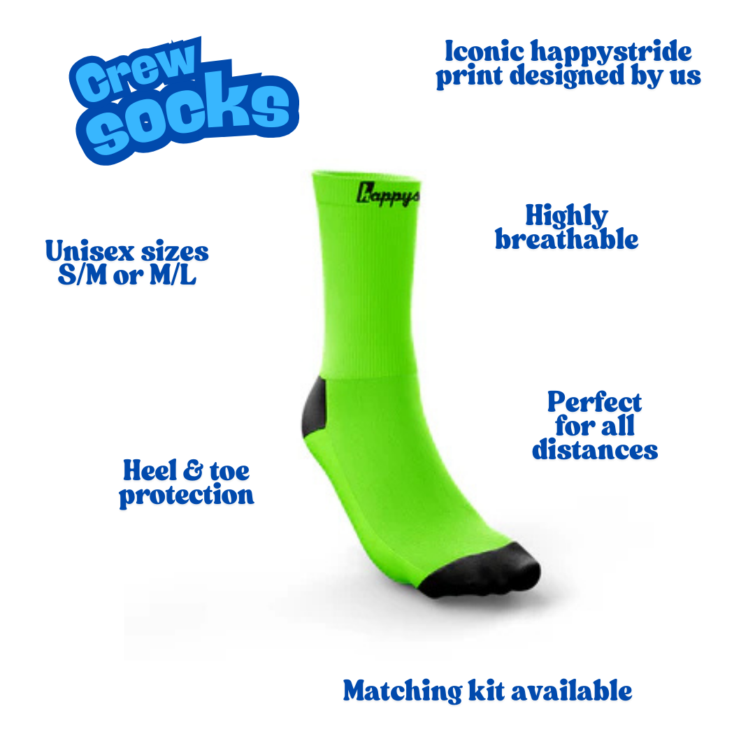 ''Basic b*tch'' green crew socks