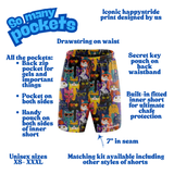 "Meow meow'' fitness shorts (7")
