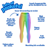 Rainbow rush leggings