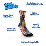 'Meow meow" crew socks