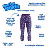 "Run the reef" capri leggings
