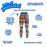 ''Wiggle & wave'' leggings