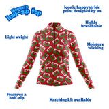 "Dragon dashers" women's half-zip top