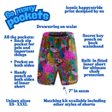 "Cheetahs always win" fitness shorts (7")