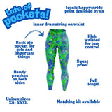 ''Neo geometric'' leggings
