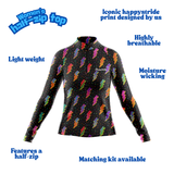 ''Quick as a flash'' women's half-zip top