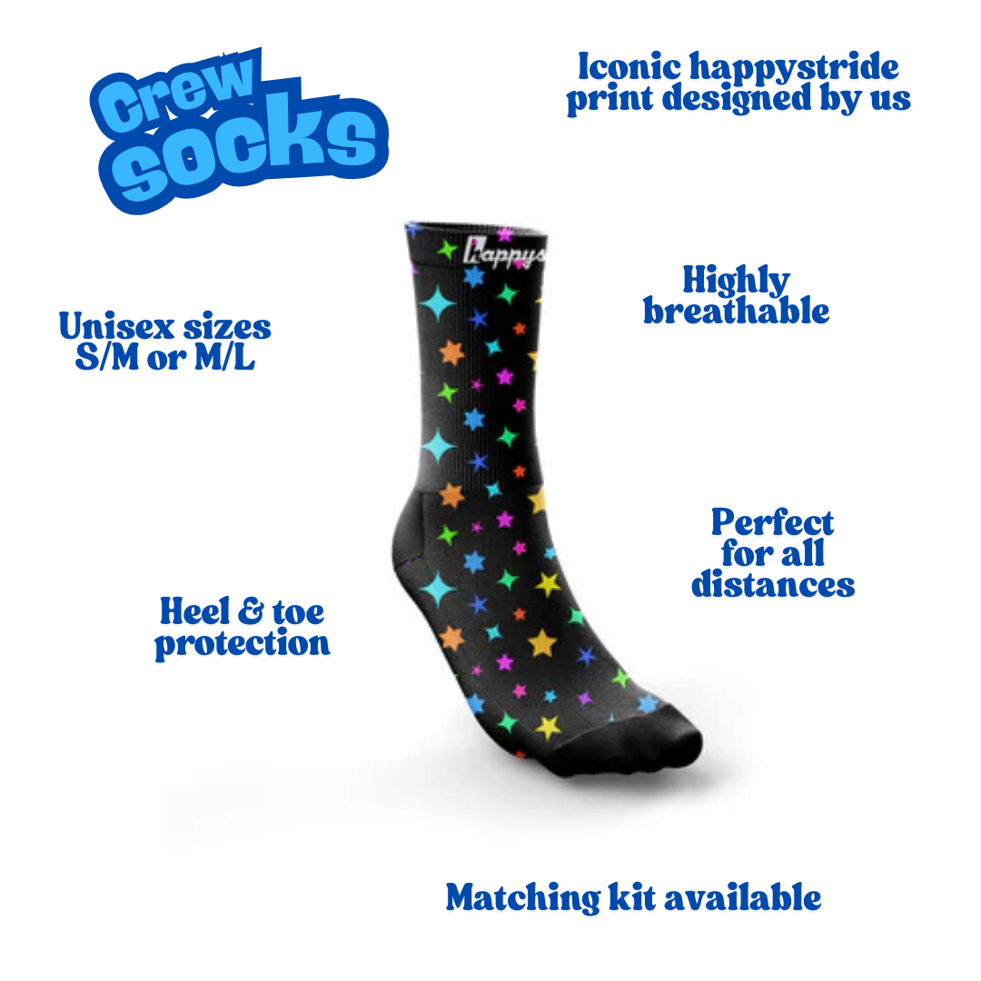 'Stars in your eyes" crew socks