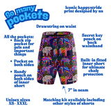 'Pack your trunks" fitness shorts (7")