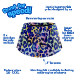 ''Get spotted'' rascal racer shorts