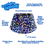 ''Get spotted'' rascal racer shorts