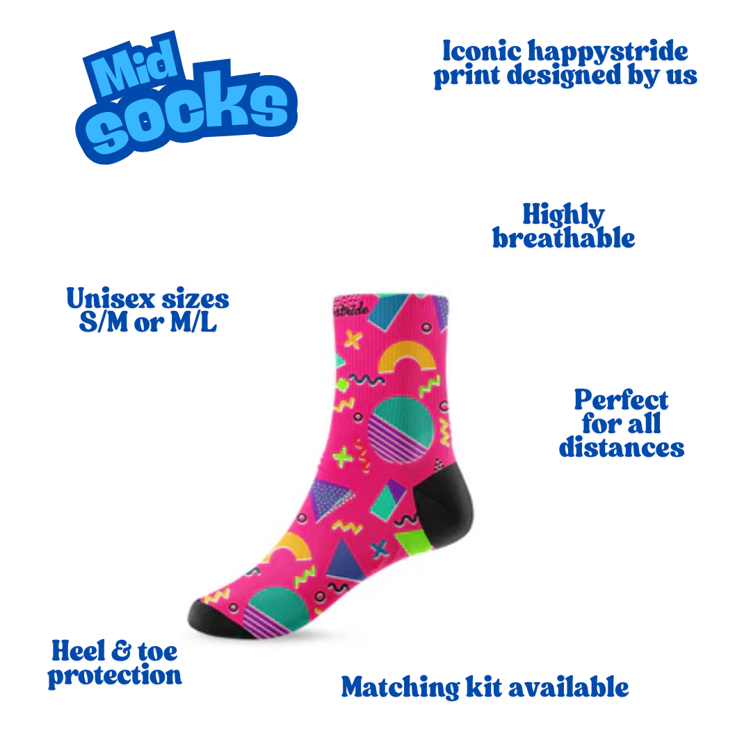 ''Throwing shapes" mid socks