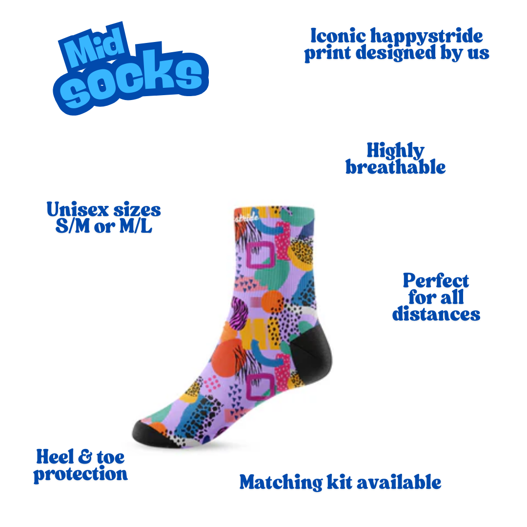 ''We like to party" mid socks