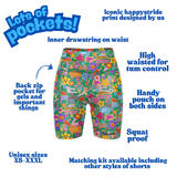 "Positive pants" fitted shorts