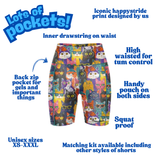 ''Meow meow'' fitted shorts
