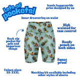 ''Club tropicana' fitted shorts