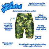 ''Stride & hide'' fitted shorts