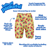 "Fruity booty" fitted shorts