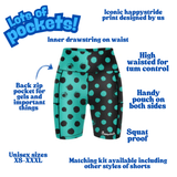''Breath of fresh air'' green fitted shorts