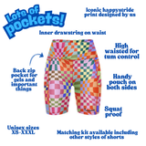 ''Funky flash'' fitted shorts