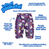 ''Lucky charms'' fitted shorts