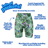 "Flap your wings'' fitted shorts