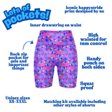 ''Hexy geomexy'' fitted shorts