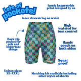 "Roll the dice, again'' fitted shorts