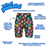 ''Pretty petal'' fitted shorts