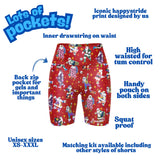 "Santa banter'' fitted shorts