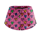 "Smartie Hearties" racer shorts