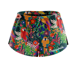 "Jungle jives'' racer shorts