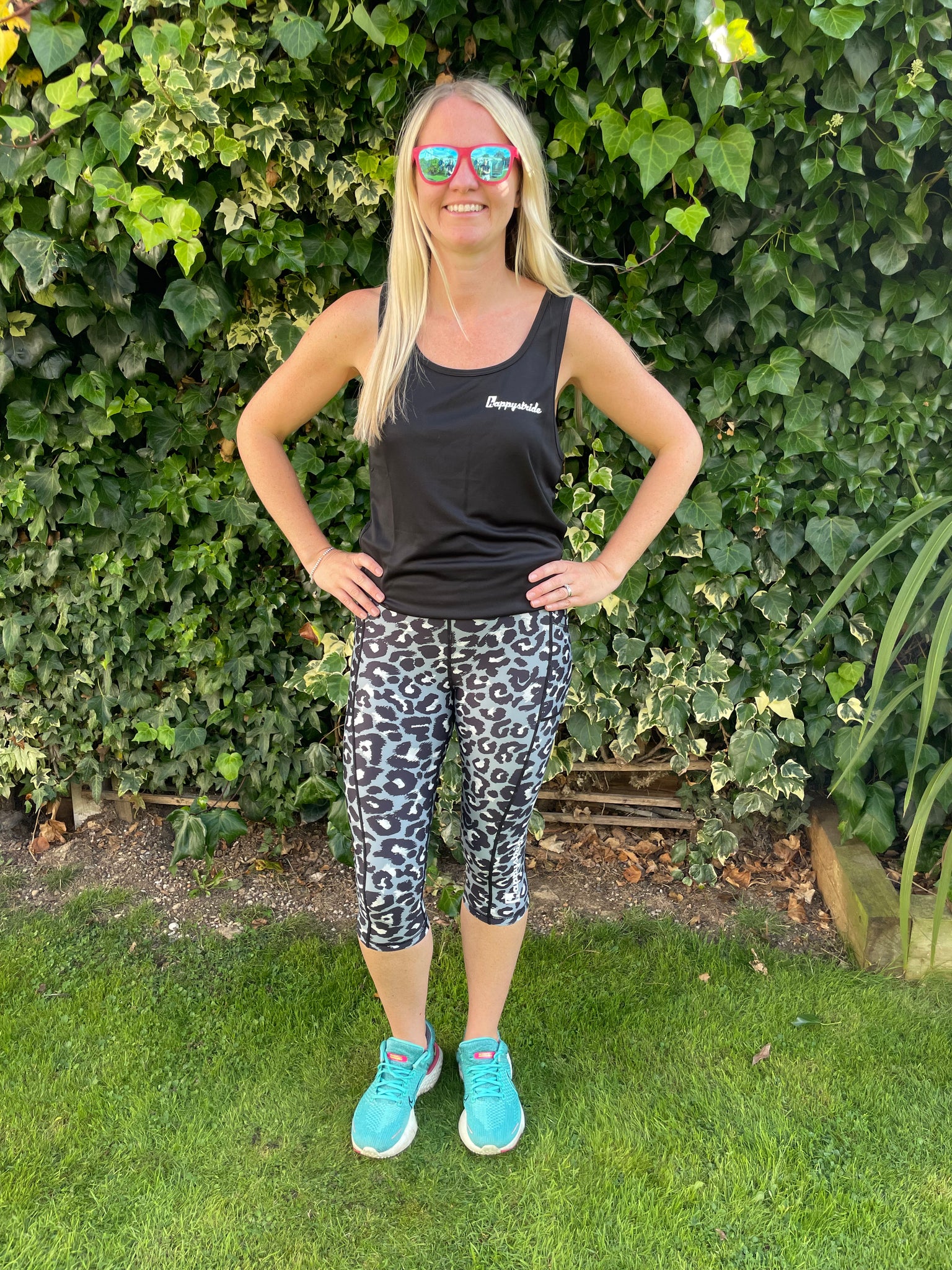 Get spotted smokey capri cool colourful fun bright running